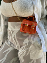 Load image into Gallery viewer, Orange Havana Micro Crossbody Bag