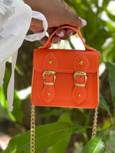 Load image into Gallery viewer, Orange Havana Micro Crossbody Bag