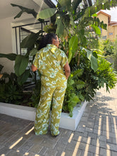 Load image into Gallery viewer, Pistachio Palms Aloha Pant Set