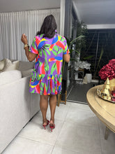 Load image into Gallery viewer, Santorini ll Dress - Paradise Orchid Print