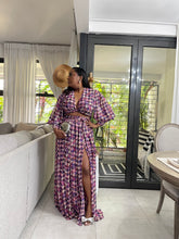 Load image into Gallery viewer, Sheer Purple Chevron HAVANA Skirt Set