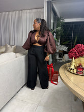 Load image into Gallery viewer, Drift Pleated Pant - Black