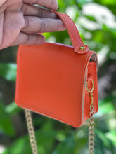 Load image into Gallery viewer, Orange Havana Micro Crossbody Bag