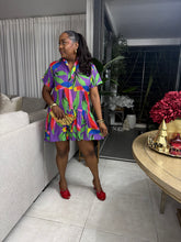 Load image into Gallery viewer, Santorini ll Dress - Paradise Orchid Print