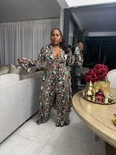 Load image into Gallery viewer, St. Barts Edition Ruffle Set — Sage Botanical Floral