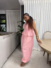 Load image into Gallery viewer, Turkish Peplum Top - Blush Pink