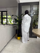 Load image into Gallery viewer, Barbuda Linen-Like Pant Set (White)