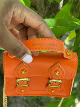 Load image into Gallery viewer, Orange Havana Micro Crossbody Bag