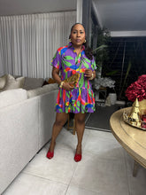 Load image into Gallery viewer, Santorini ll Dress - Paradise Orchid Print