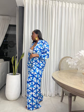 Load image into Gallery viewer, Limited Edition Royal Blue Tie Dye “Escapade” Pant Set