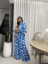 Load image into Gallery viewer, Limited Edition Royal Blue Tie Dye “Escapade” Pant Set