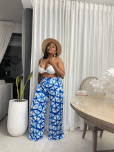 Load image into Gallery viewer, Limited Edition Royal Blue Tie Dye “Escapade” Pant Set