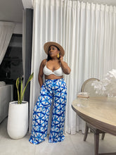 Load image into Gallery viewer, Limited Edition Royal Blue Tie Dye “Escapade” Pant Set
