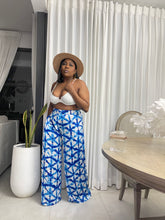 Load image into Gallery viewer, Limited Edition Royal Blue Tie Dye “Escapade” Pant Set