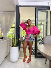 Load image into Gallery viewer, Rose Pink Atlantis Wrap Top