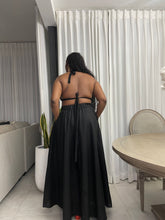 Load image into Gallery viewer, Maui Black Linen Bikini Top