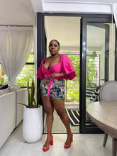 Load image into Gallery viewer, Rose Pink Atlantis Wrap Top