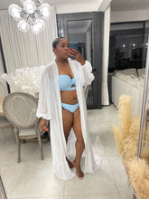Load image into Gallery viewer, White “Morocco” Chiffon Kimono