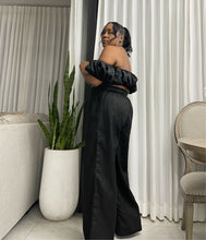 Load image into Gallery viewer, Premium Black Peru Voluminous Linen Top