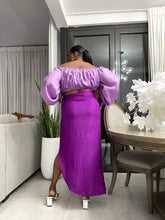 Load image into Gallery viewer, Purple Marrakech Plisse Sarong