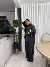 Load image into Gallery viewer, Barbuda Linen-Like Pant Set (Black)
