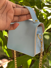 Load image into Gallery viewer, Barely Blue Havana Micro Crossbody Bag
