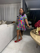 Load image into Gallery viewer, Santorini ll Dress - Paradise Orchid Print
