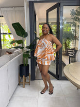 Load image into Gallery viewer, Carriacou Gold Palm Shorts Set
