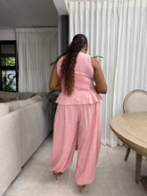 Load image into Gallery viewer, Turkish Peplum Top - Blush Pink
