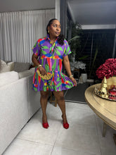 Load image into Gallery viewer, Santorini ll Dress - Paradise Orchid Print
